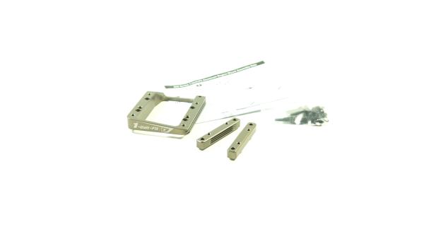 SWORKz Motorträger komplett Aluminium 1-Unit-Fit (6 Grad Neigung)